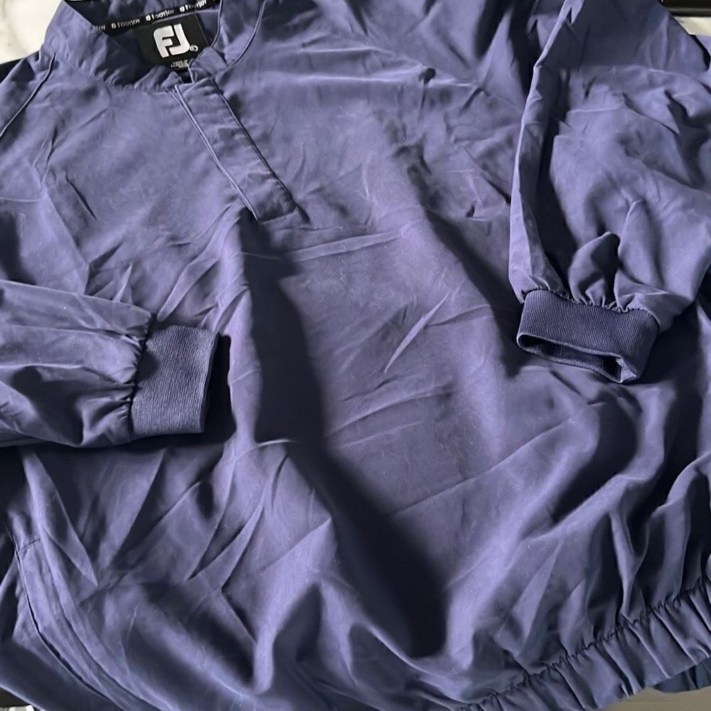 FootJoy Button Long Sleeve Henley Windshirt Sz. L